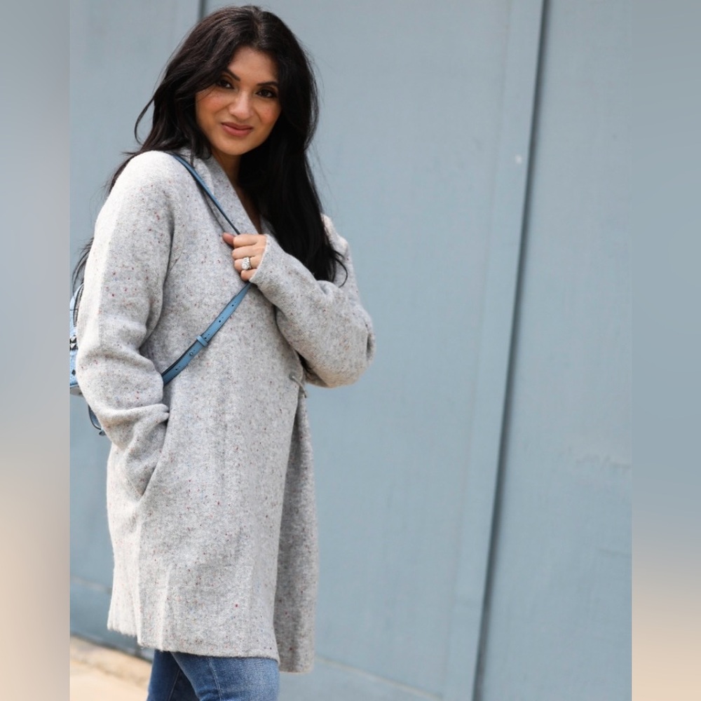 lovestitch ‘Jules’ Speckled Coatigan l S/M